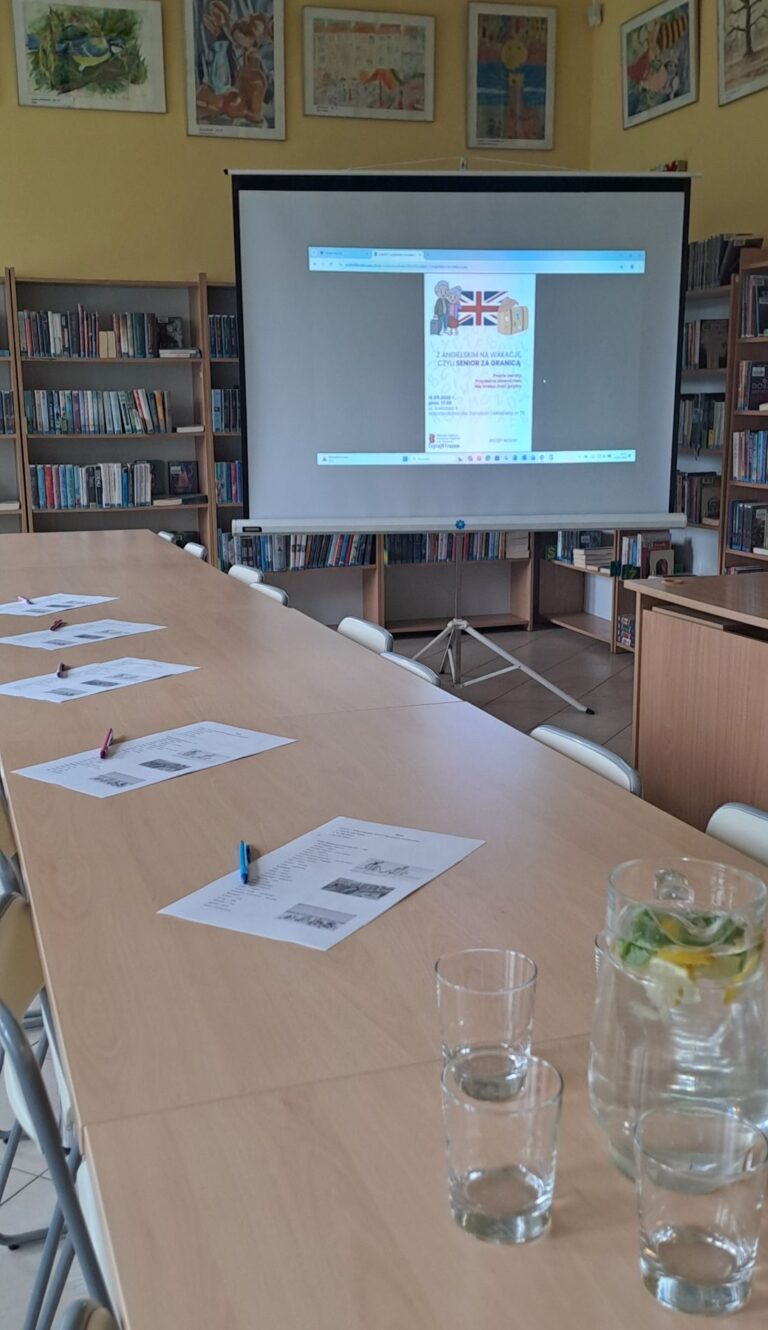zajęcia z języka angielskiego w bibliotece