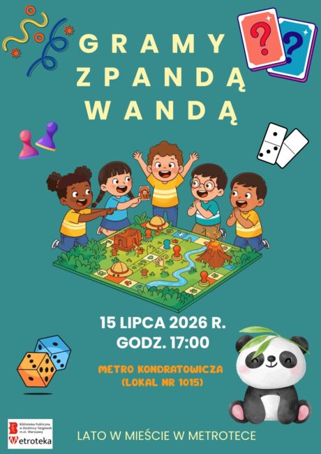 gramy z pandą wandą plakat