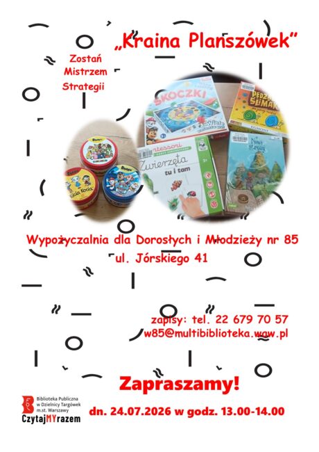 kraina planszówek plakat