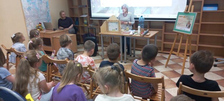 spotkanie z pisarką dotyczące dźwięków natury
