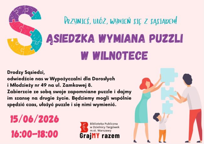 wymiana puzzli plakat