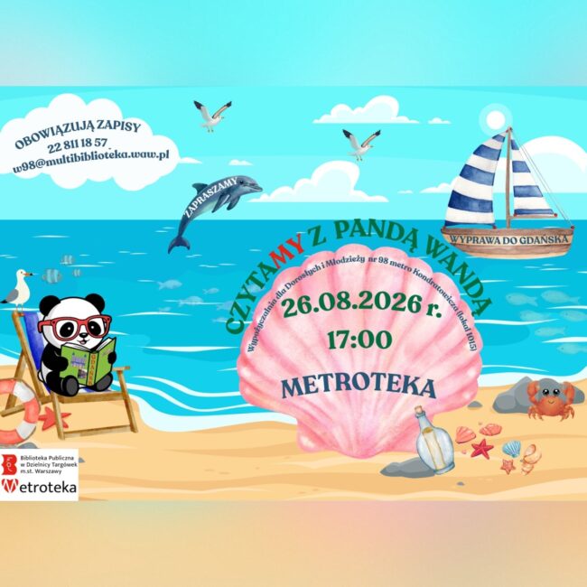 czytamy z pandą wandą plakat