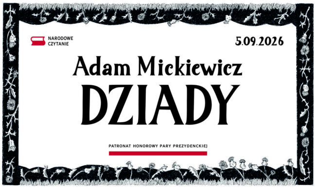 Narodowe Czytanie 2026 plakat