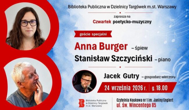 Anna Burger Stanisław Szczyciński plakat koncert
