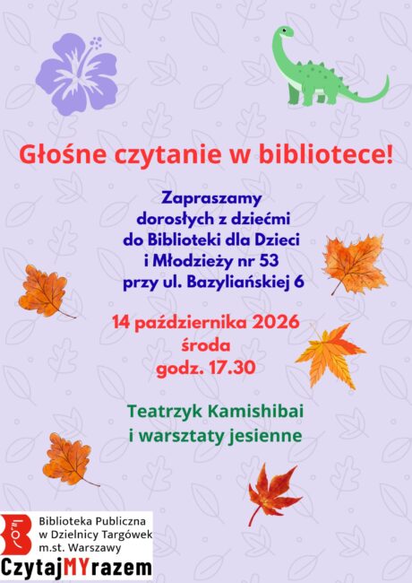 na plakacie jesienne liście