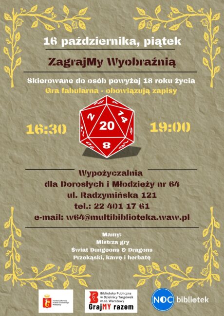 gra RPG plakat
