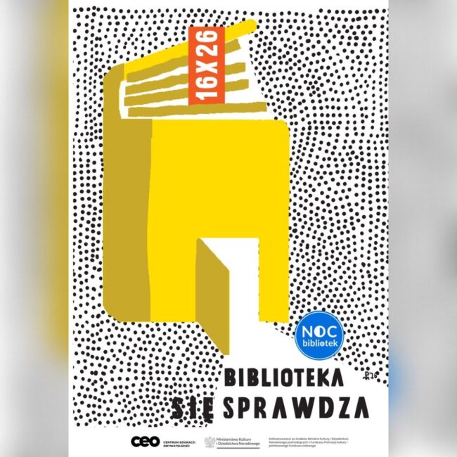 Noc Bibliotek 2026 plakat