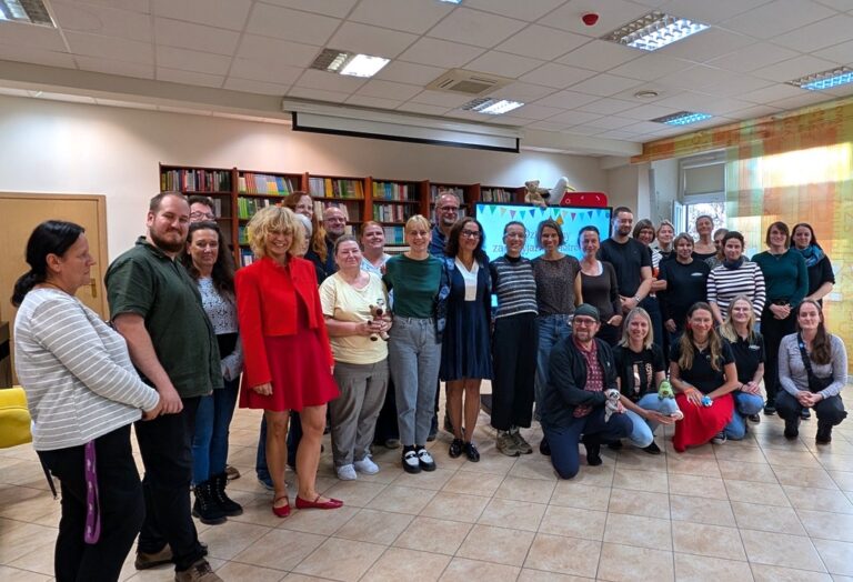 bibliotekarze z Niemiec w Czytelni na Targówku