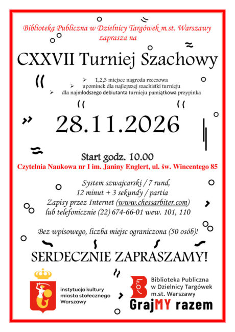 turniej szachowy plakat