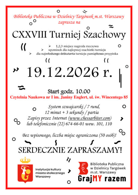 turniej szachowy plakat
