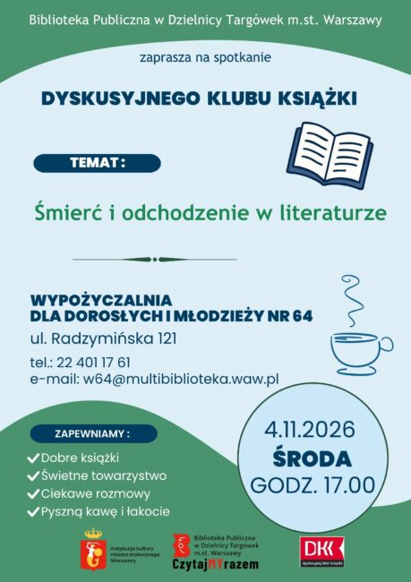 klub książki plakat