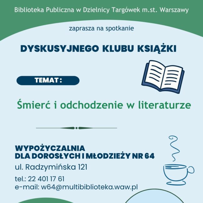 klub książki plakat