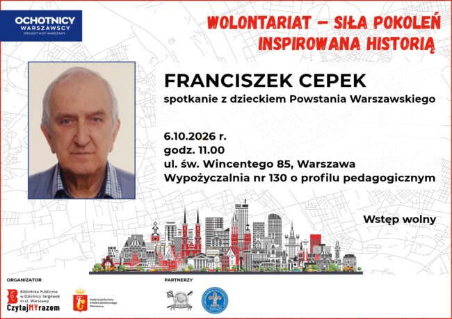 Franciszek Cepek spotkanie plakat