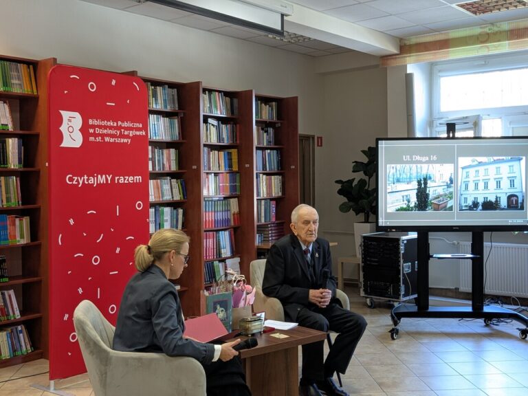 Franciszek Cepek spotkanie w bibliotece