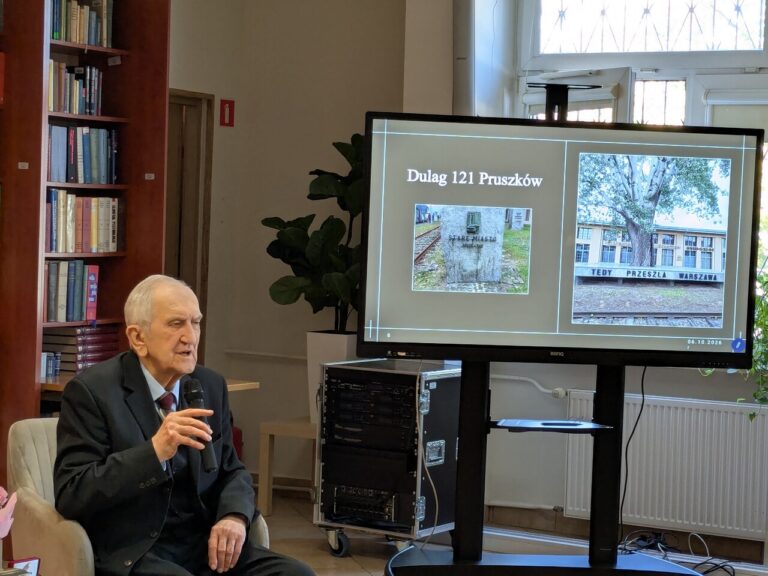 Franciszek Cepek spotkanie w bibliotece