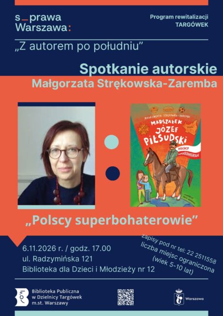Małgorzata Strękowska-Zaremba spotkanie autorskie plakat