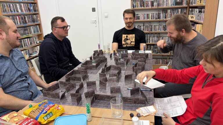 sesja RPG w bibliotece