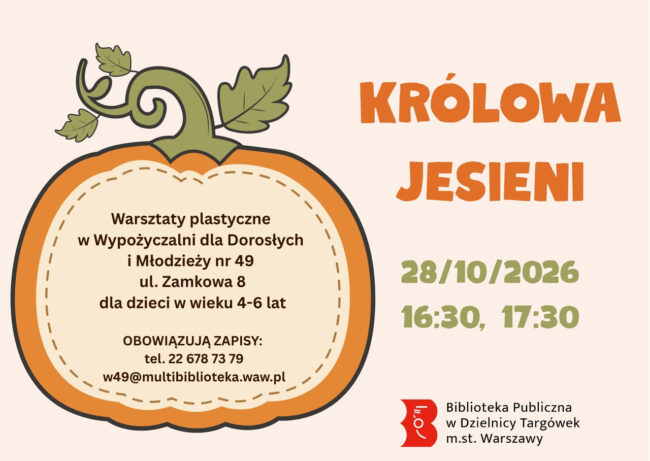 warsztaty plastyczne królowa jesieni