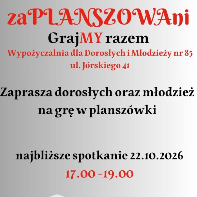 zaplanszowani plakat